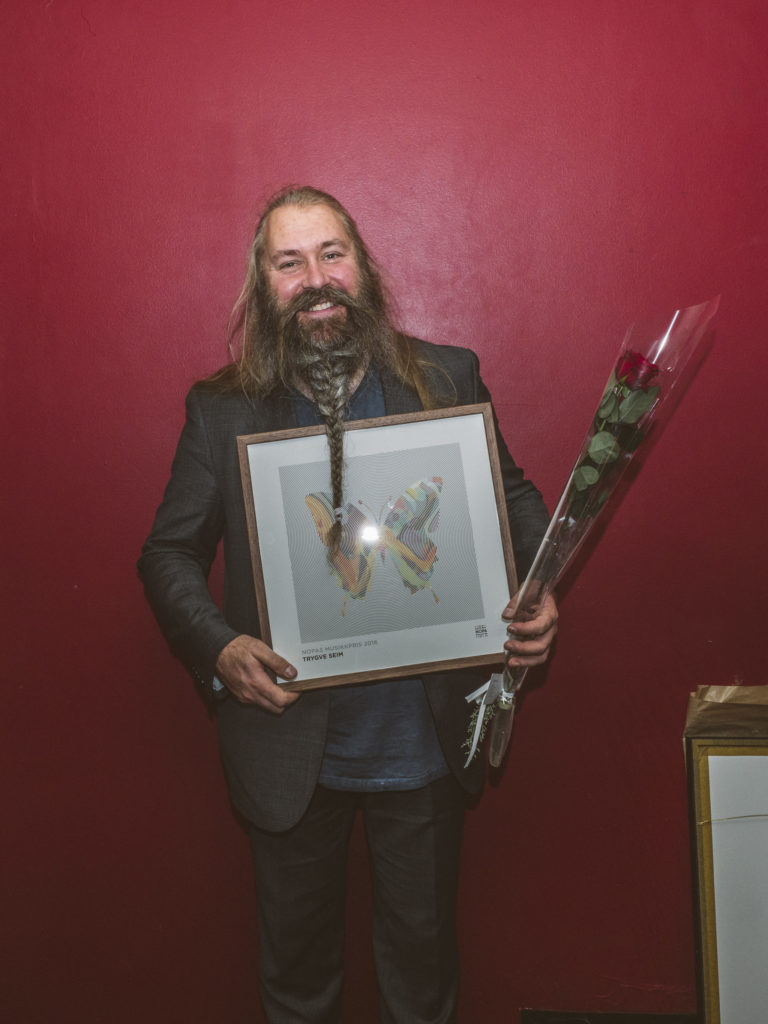 Trygve Seim mottok NOPAs musikkpris for verket "Rumi Songs". Foto: Christoffer Krook