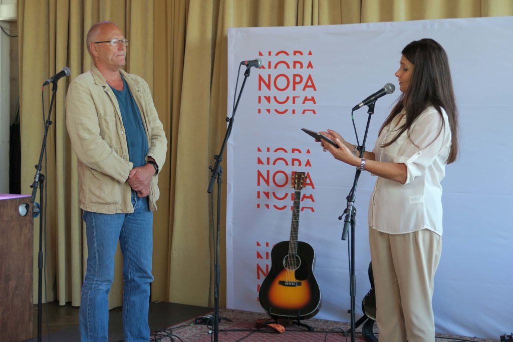 NOPA fikk et nytt æresmedlem i år. Lars Martin Myhre fikk utnevnelsen under generalforsamlingen 30. mai.