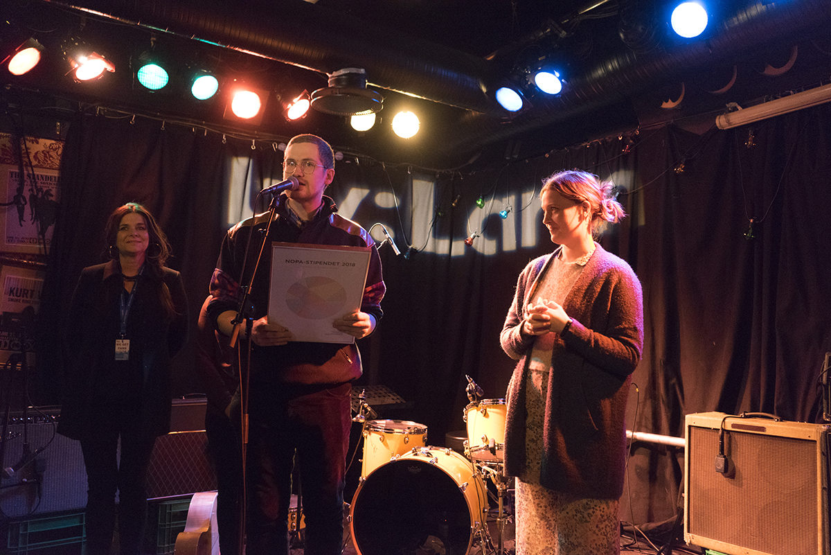 Louien fikk NOPAs låtskriverstipend. Foto: Stian Werme